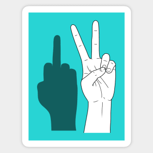 Peace sign Sticker